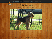 Tablet Screenshot of airedale-terrier.us